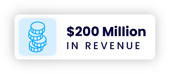 $200 million in revenue